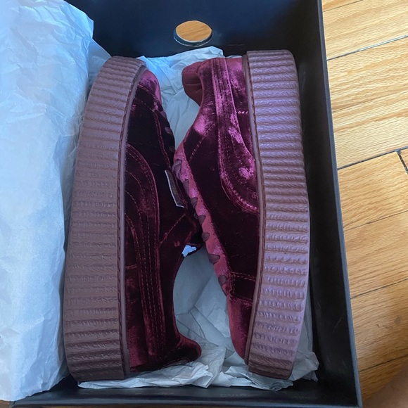 😍 SOLD! SOLD!Puma x Rihanna Fenty Velvet Creepers - Picture 4 of 8